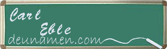 Carl Eble Visitenkarte